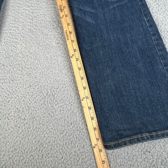 Ariat Real Denim Jeans Womens 30 x 32 Blue Bootcut High Rise Stretch Cowgirl - Picture 15 of 16